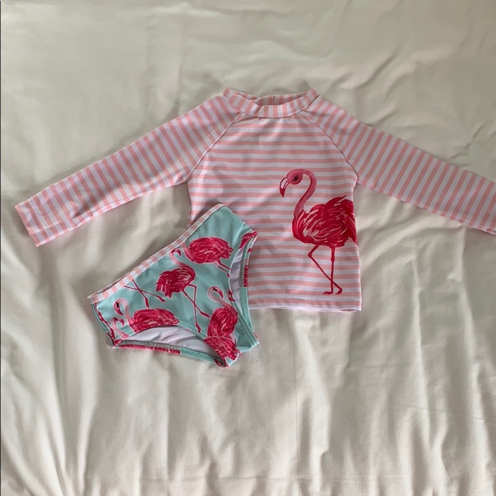Swim shirt and matching bottom